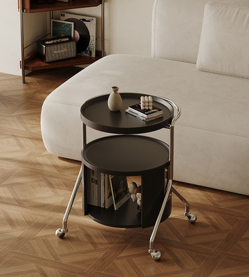 Unique Metal Home Side Table Round Shape Office And Cafe Decorative Side Table