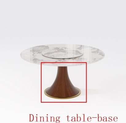 Solid Wood Base Dining Table Set Furniture Modern Style H750cm