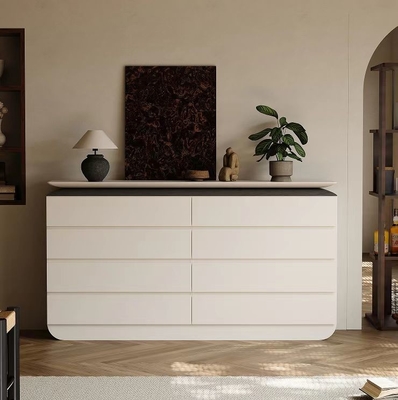 Custom Modern Plywood Console Table Beige Color For Hallway