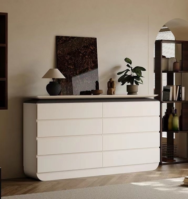 Custom Modern Plywood Console Table Beige Color For Hallway