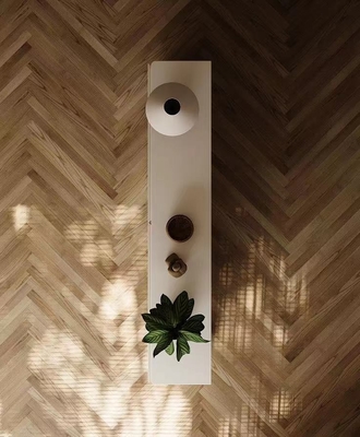 Custom Modern Plywood Console Table Beige Color For Hallway