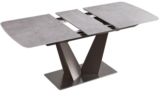 Modern Dining Table Set Furniture Sitting Comfortable Chairs With Stainless Steel Base