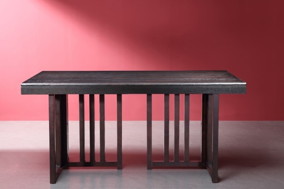 Home Modern Wood Full Dining Table And 6 Chairs Wooden Dining Room Set Luxury