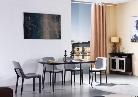 Modern Sintered Stone Dining Room Table Chair Set For Home Furniture
