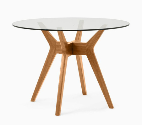 Brown Dining Table Set Furniture Modern Style With Chair
