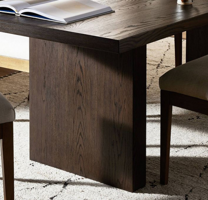 Contemporary Style Plywood Dining Room Table Set With Chairs