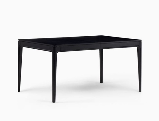 Rectangular Dining Table Set Furniture With Semi Gloss Finish And Chair