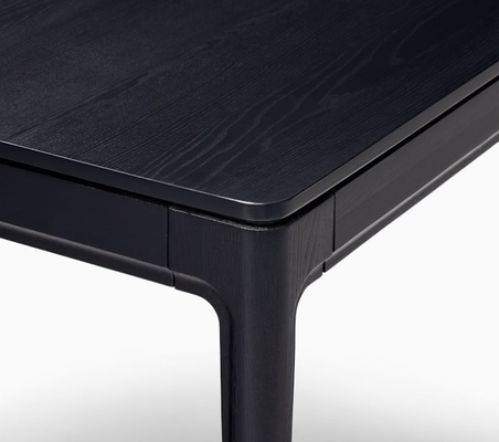 Rectangular Dining Table Set Furniture With Semi Gloss Finish And Chair