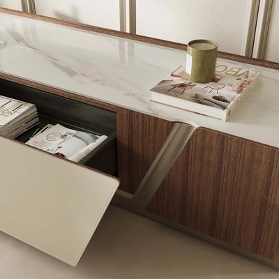 Modern Sintered Stone Top TV Stand Furniture for Living Room