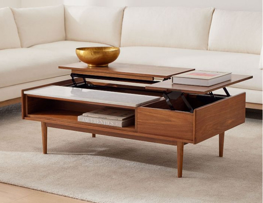 modern rectangle coffee table set for living room