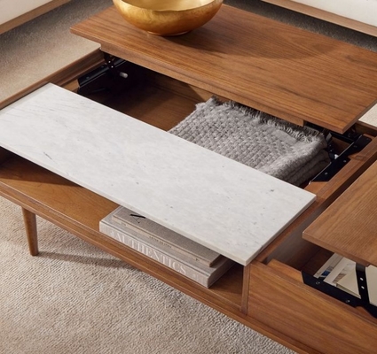 modern rectangle coffee table set for living room