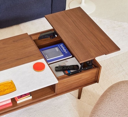 modern rectangle coffee table set for living room