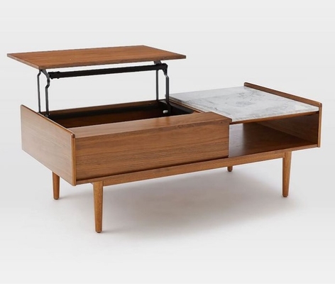 modern rectangle coffee table set for living room