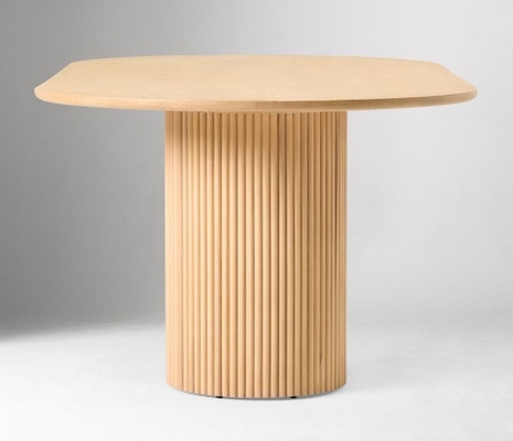 Oval Shape Dining Table Set Furniture Assembly Required With Two Base