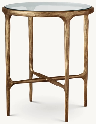 Stainless Steel Sintered Stone Top Side Table Furniture For Modern Living Room Customizable ST-2007
