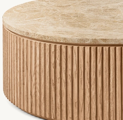 Customizable Size Rectangle Coffee Table Furniture for Modern Living Room