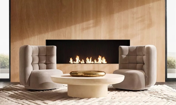 Customizable Size Modern Side Table Furniture for Living Room  white and wood coffee table