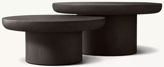 Customizable Size Modern Side Table Furniture for Living Room  white and wood coffee table