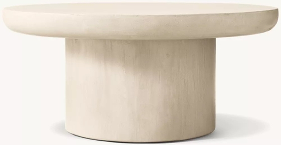 Customizable Size Modern Side Table Furniture for Living Room  white and wood coffee table