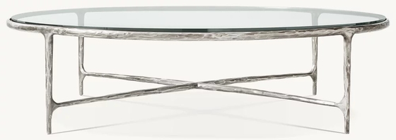 Custom Size Coffee Table Furniture for Modern Living Room Stainless Steel and Ceramic Top Newland Furniture