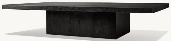 Rectangle Coffee Table Furniture with Customizable Size for Living Room
