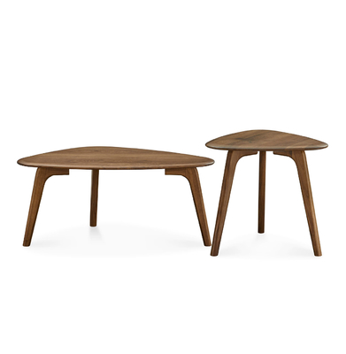 Modern walnut coffee table living room furniture series