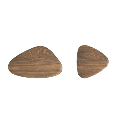 Modern walnut coffee table living room furniture series