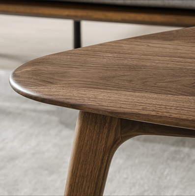 Modern walnut coffee table living room furniture series