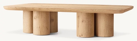 Modern Light Luxury Solid Wood Coffee Table Living Room Furniture Series