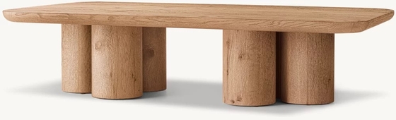 Modern Light Luxury Solid Wood Coffee Table Living Room Furniture Series