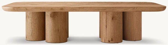Modern Light Luxury Solid Wood Coffee Table Living Room Furniture Series