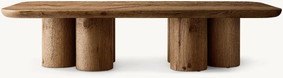 Modern Light Luxury Solid Wood Coffee Table Living Room Furniture Series
