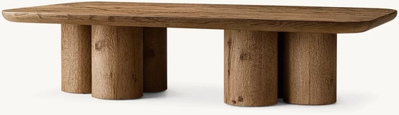Modern Light Luxury Solid Wood Coffee Table Living Room Furniture Series