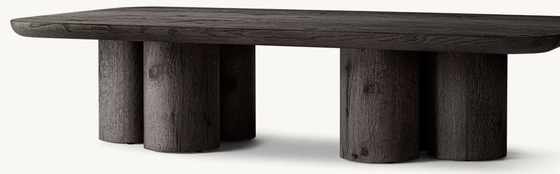 Modern Light Luxury Solid Wood Coffee Table Living Room Furniture Series