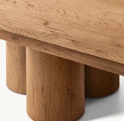 Modern Light Luxury Solid Wood Coffee Table Living Room Furniture Series