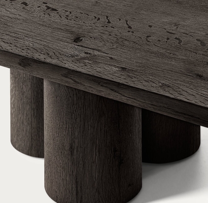 Modern Light Luxury Solid Wood Coffee Table Living Room Furniture Series