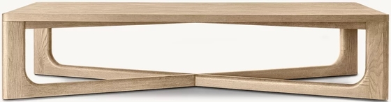 Living Room Modern Solid Wood Coffee Table Customized Lightweight 450mm