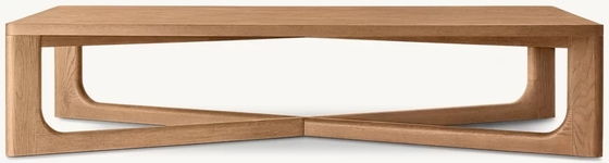 Living Room Modern Solid Wood Coffee Table Customized Lightweight 450mm