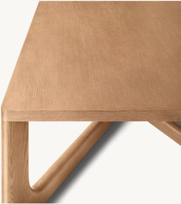 Living Room Modern Solid Wood Coffee Table Customized Lightweight 450mm