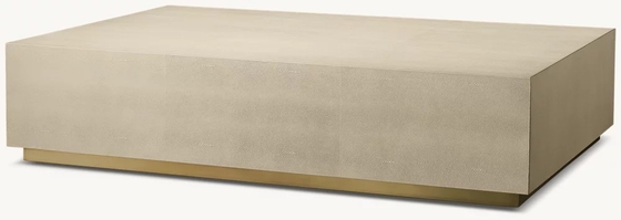 Modern Light Luxury Square Wooden Coffee Table Customized For High End Living Room