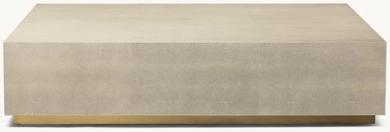 Modern Light Luxury Square Wooden Coffee Table Customized For High End Living Room