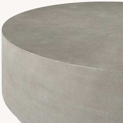 Modern Light Luxury Round Wooden Coffee Table For Living Room