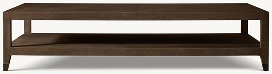 Modern Stainless Steel And Sintered Stone Coffee Table For Living Room Furnishing