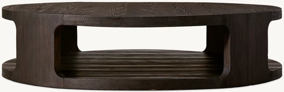 TB-3166 Modern Light Luxury Wood Coffee Table Furniture For Living Room