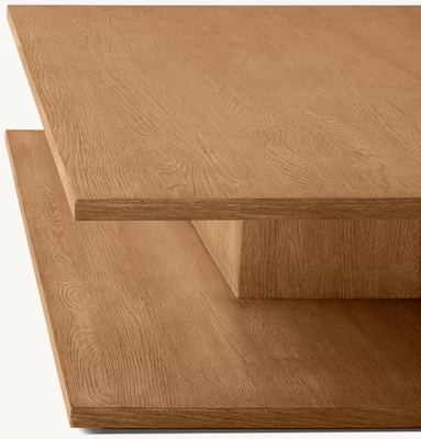 TB-3166 Modern Wood Top Coffee Table Furniture Lightweight For Living Room