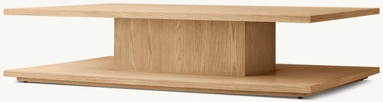 Customized Modern Coffee Table Furniture With Wood Top And Stainless Steel Base