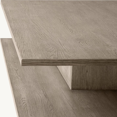 Customized Modern Coffee Table Furniture With Wood Top And Stainless Steel Base