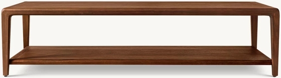 Living Room Modern Light Wood Coffee Table Customizable 1700x1000x450mm