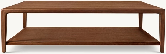 Living Room Modern Light Wood Coffee Table Customizable 1700x1000x450mm