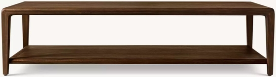 Living Room Modern Light Wood Coffee Table Customizable 1700x1000x450mm